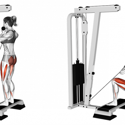 Reverse Lunges am Kabelzug