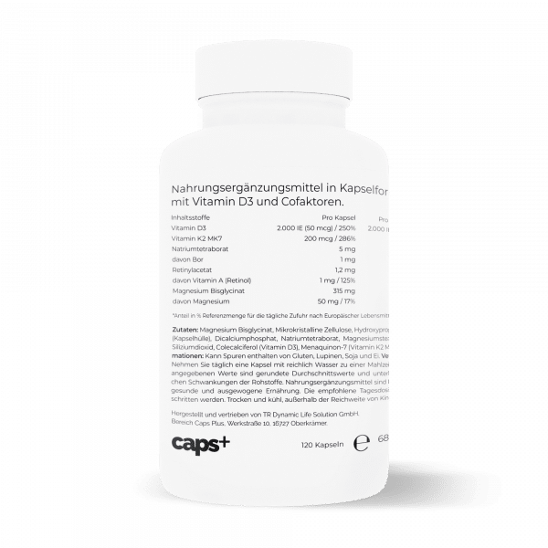 Vitamin D3 mit Cofaktoren
